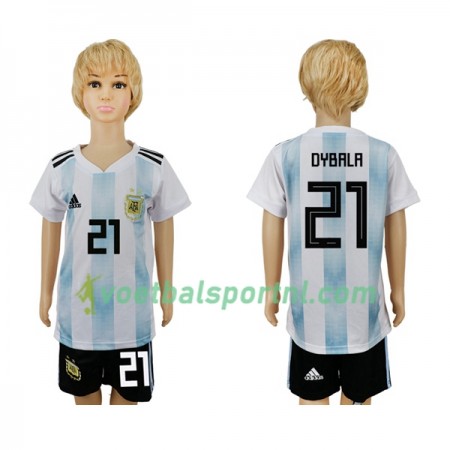 Argentinië Dybala 21 Kind Thuis Tenue WK voetbal 2018